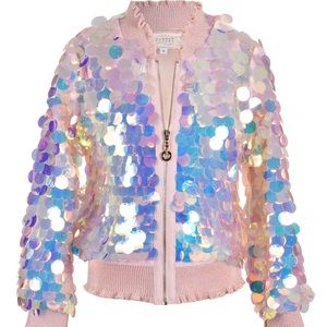 Hannah Banana Kids Size 12 Sequin Jacket